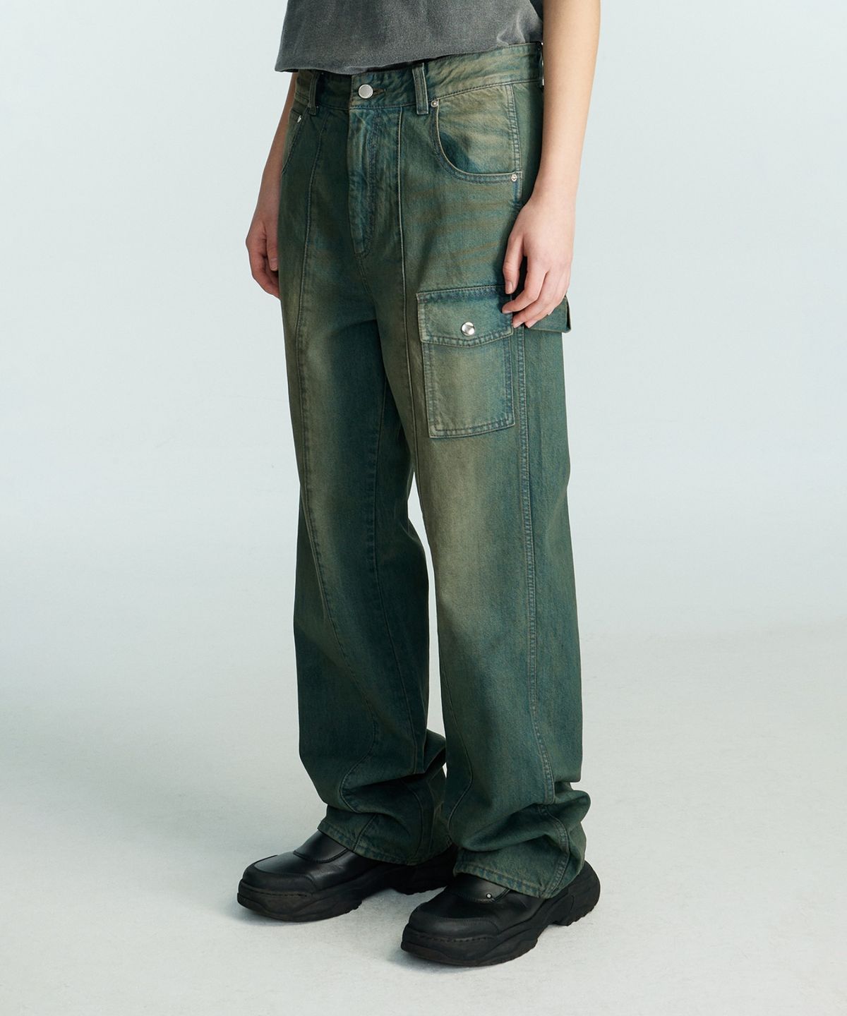 록히드마틴(LOCKHEED MARTIN) LM SEMI WIDE DENIM (INDIGO)