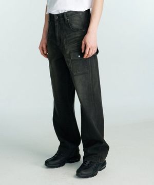 LM SEMI WIDE DENIM (BLACK)