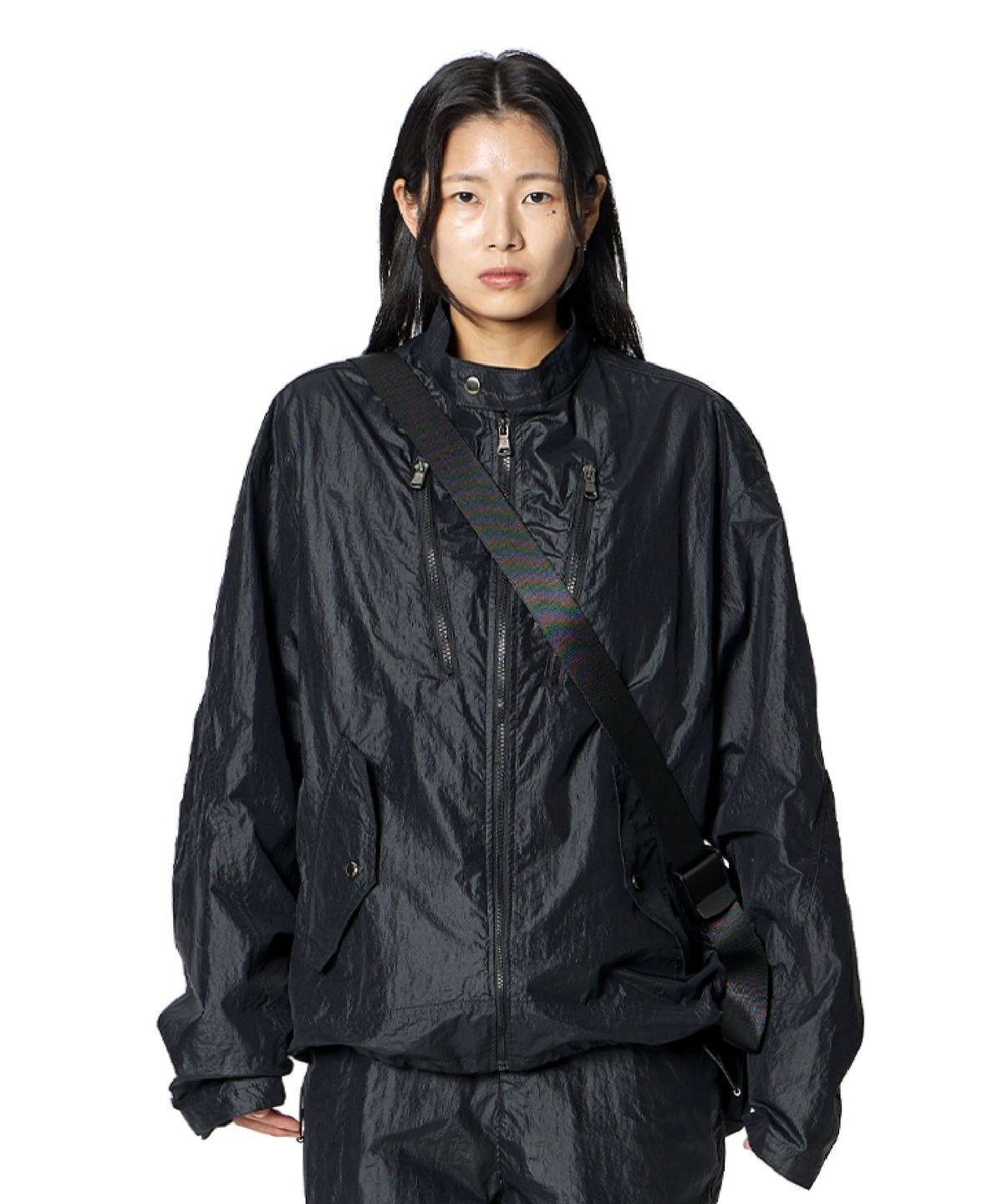 록히드마틴(LOCKHEED MARTIN) Luster Short Jacket (BLACK)