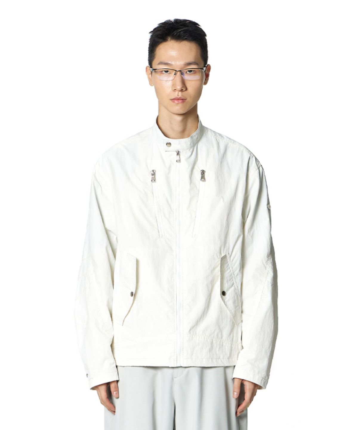 록히드마틴(LOCKHEED MARTIN) Luster Short Jacket (IVORY)