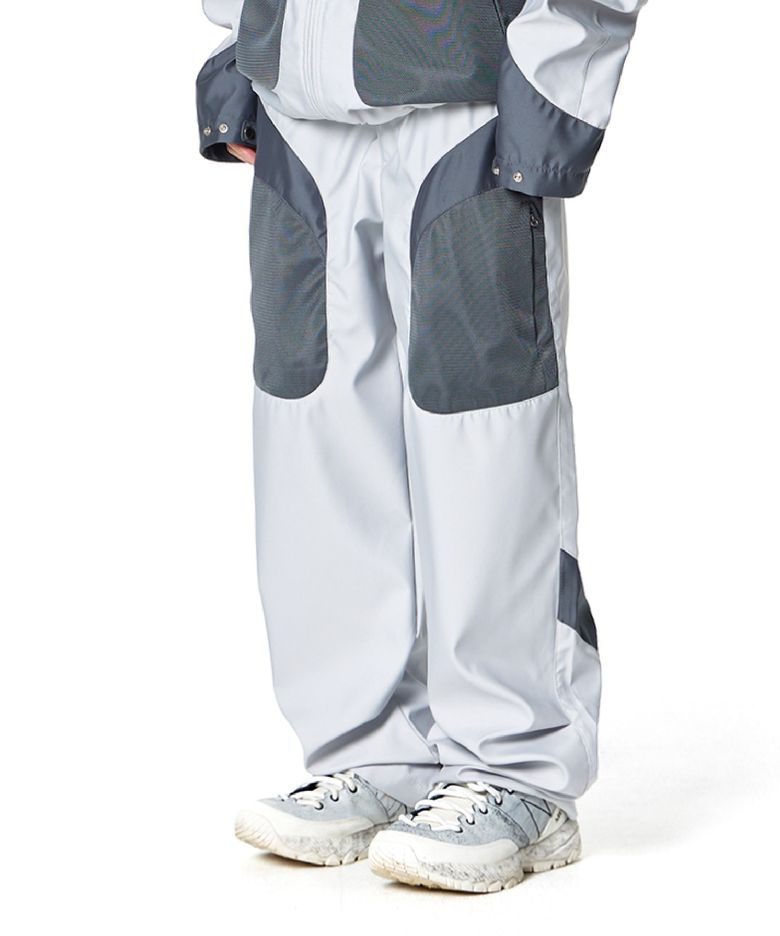 Mesh Combi Pants (GREY)