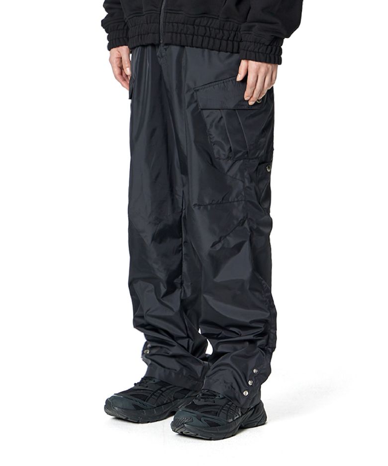 Oblique Cargo Pants (BLACK)