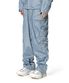 Oblique Cargo Pants (BLUE GREY)