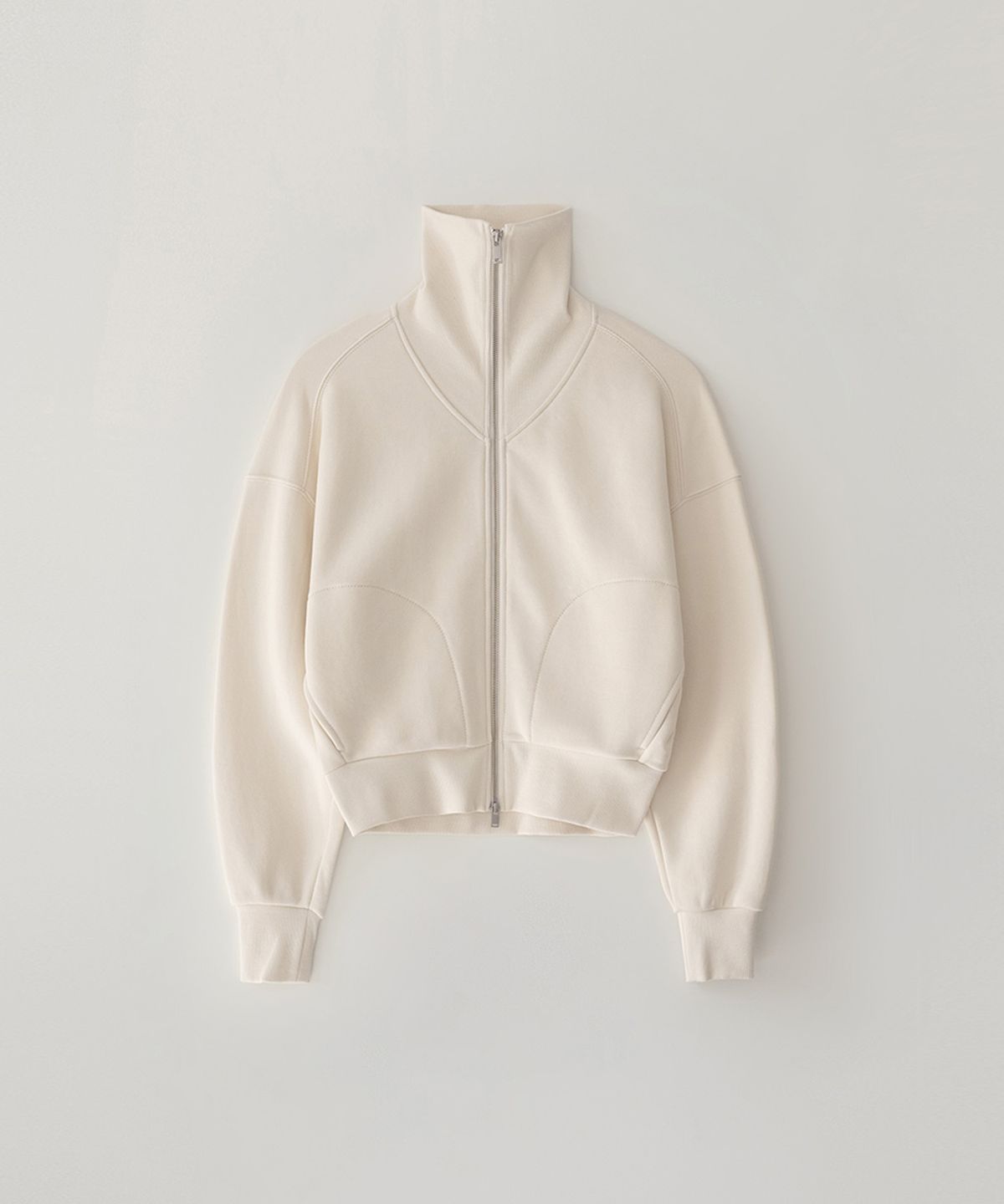 블랭크룸 우먼(BLANKROOM HER) 하이 넥 풀 집_CREAM