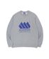 Basic Logo Sweatshirts Melange Grey