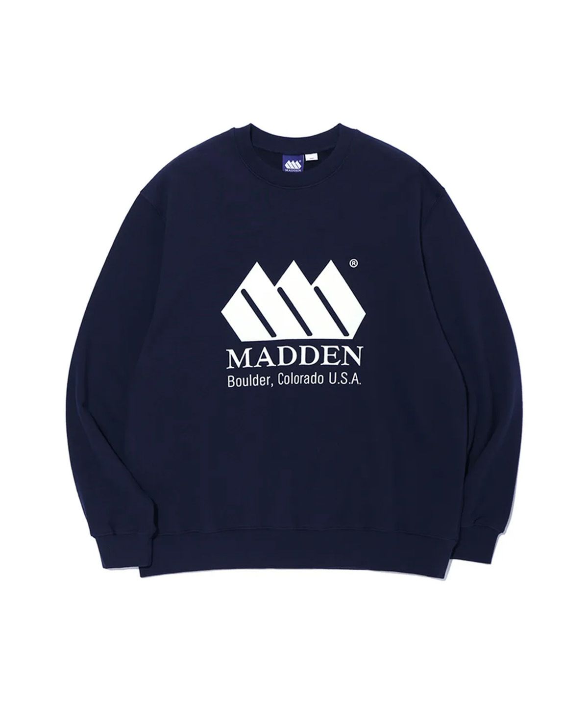 매든(MADDEN) Basic Logo Sweatshirts Navy