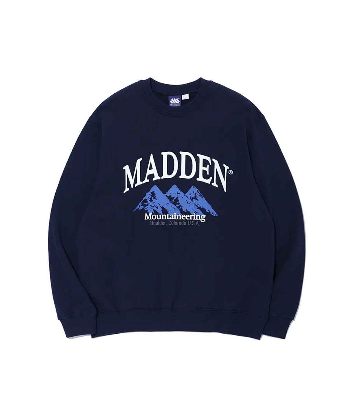매든(MADDEN) Arch Logo Sweatshirts Navy