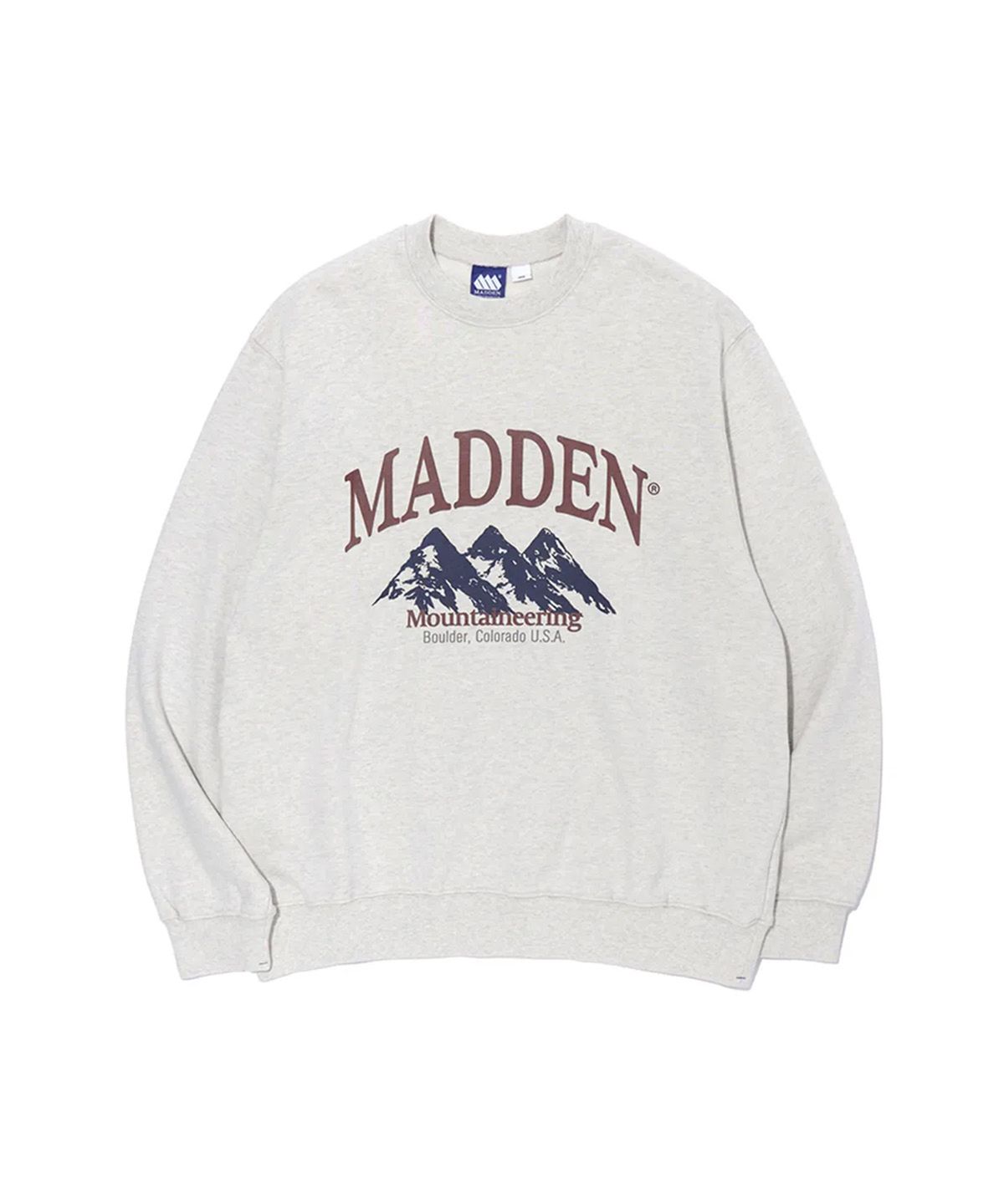 매든(MADDEN) Arch Logo Sweatshirts Oatmeal
