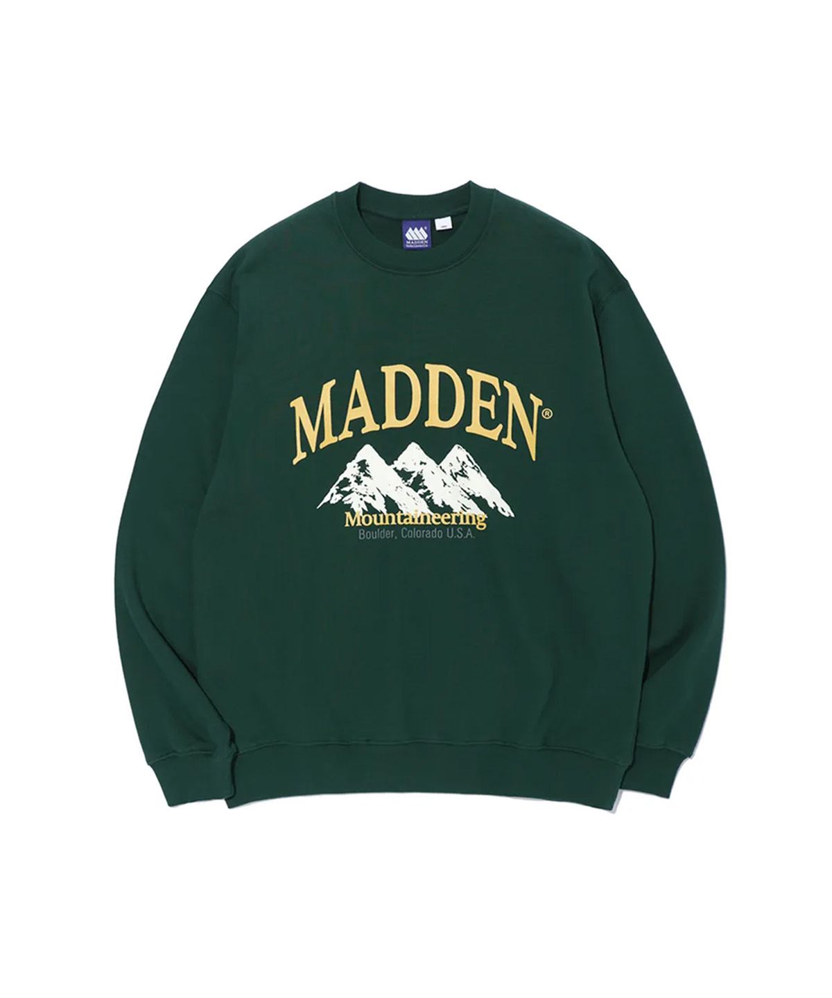 매든(MADDEN) Arch Logo Sweatshirts Dark Green