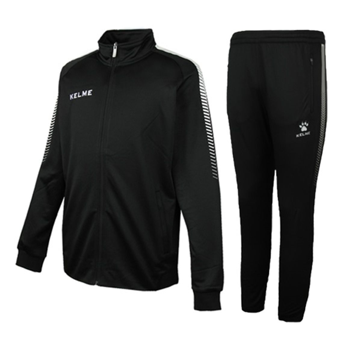 켈미(KELME) K077/K087 래글런 트레이닝 세트 블랙 실버