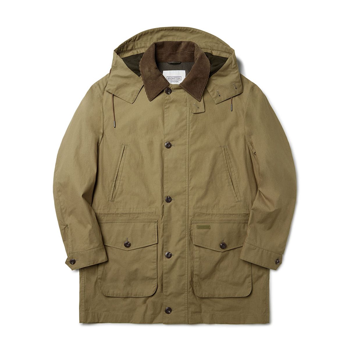 브롬톤 런던(BROMPTON LONDON) HOODED SAFARI JACKET - BEIGE (P233MJK221)