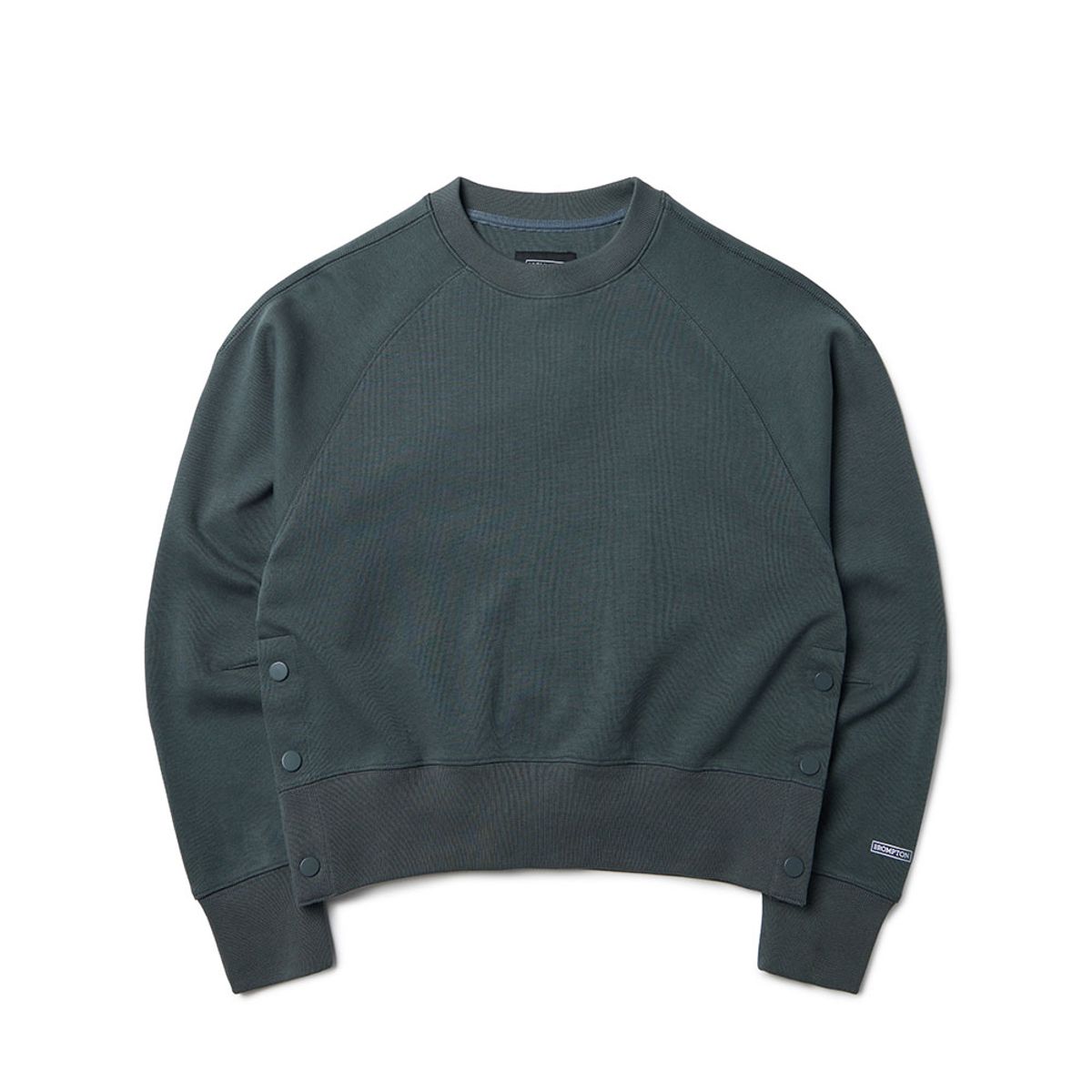 브롬톤 런던(BROMPTON LONDON) W SIDE CUT OUT SWEATSHIRT - GREY (P233WTS150)