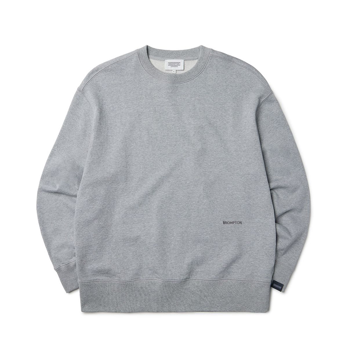 브롬톤 런던(BROMPTON LONDON) LOGO SWEATSHIRT - M/GREY (P233UTS232)