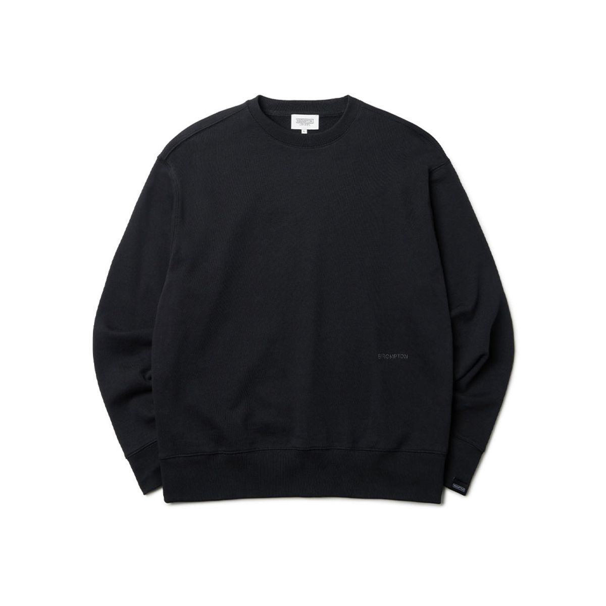 브롬톤 런던(BROMPTON LONDON) LOGO SWEATSHIRT - BLACK (P233UTS232)