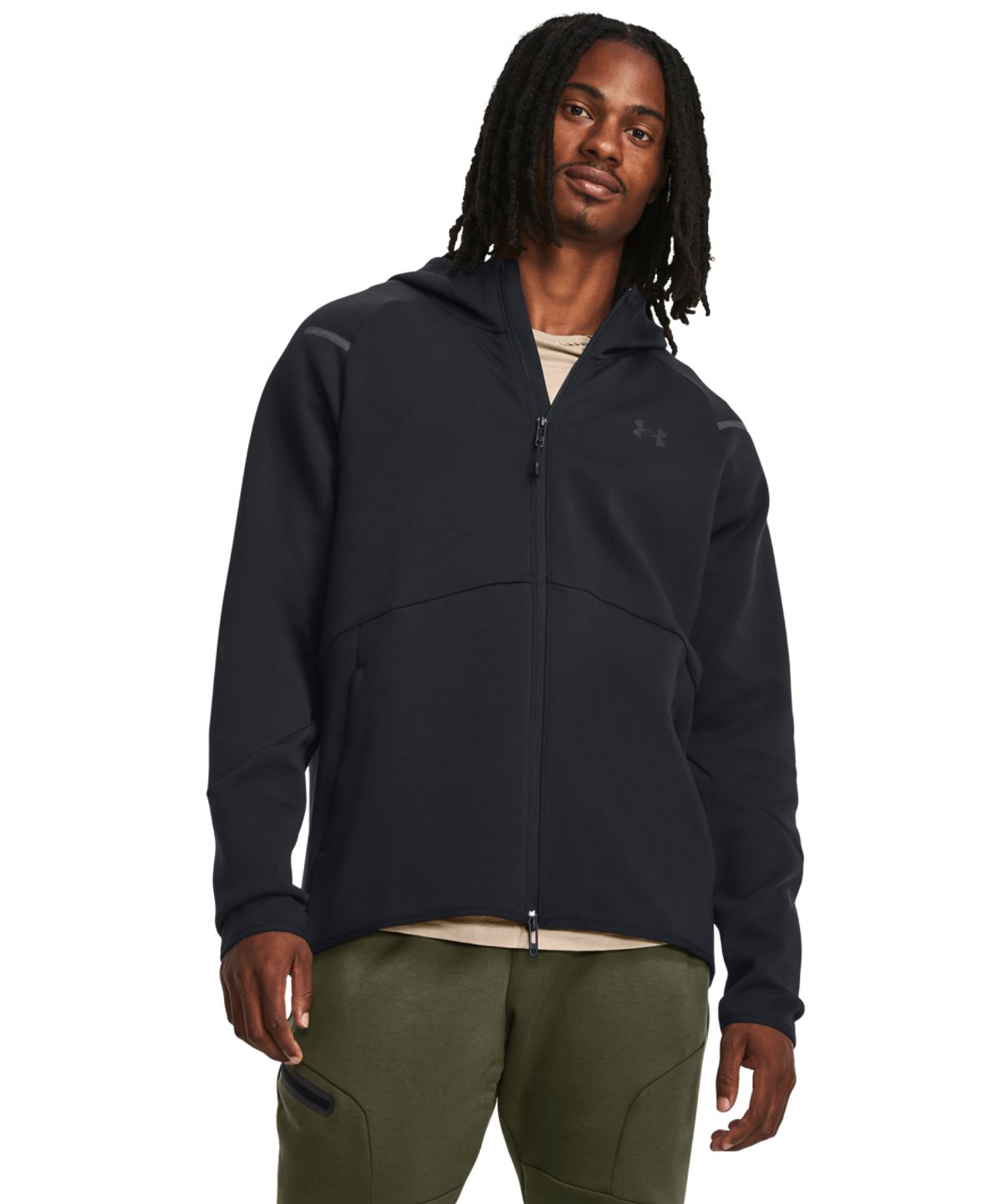 언더아머(UNDERARMOUR) 언스타퍼블 플리스 풀 집 1379806-001