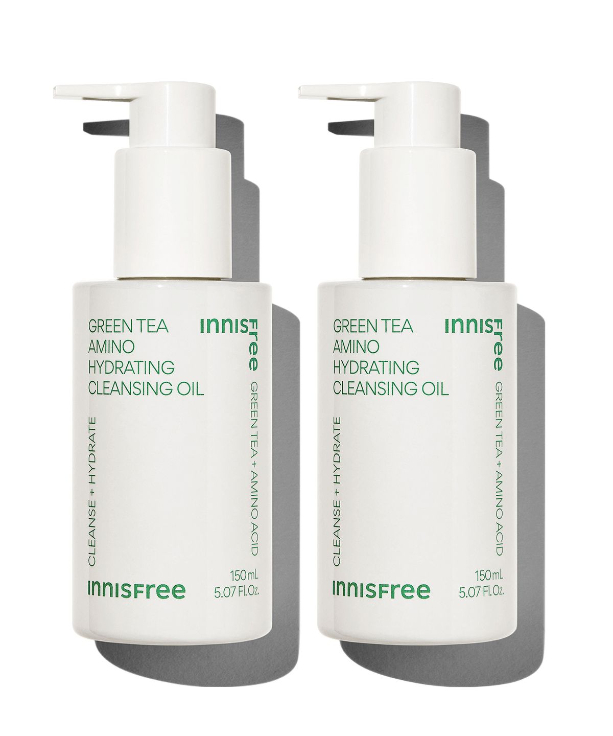 이니스프리(INNISFREE) 그린티 아미노 수분 클렌징 오일 150mL 2개