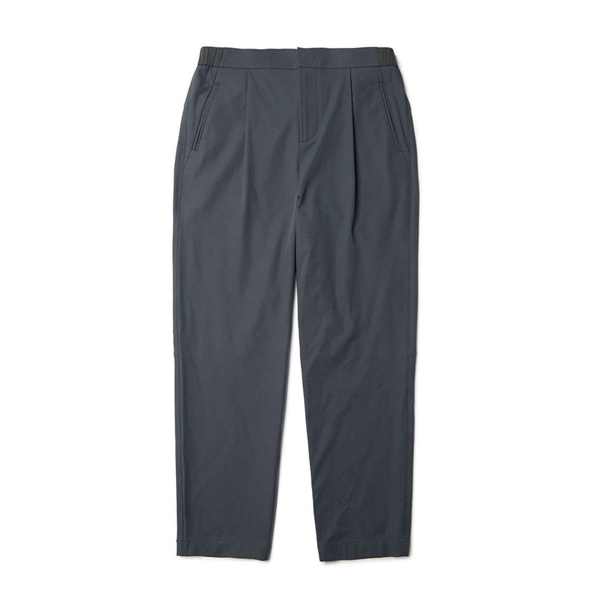 브롬톤 런던(BROMPTON LONDON) STRETCH ONE TUCK TROUSERS - CHARCOAL (P233MPT112)