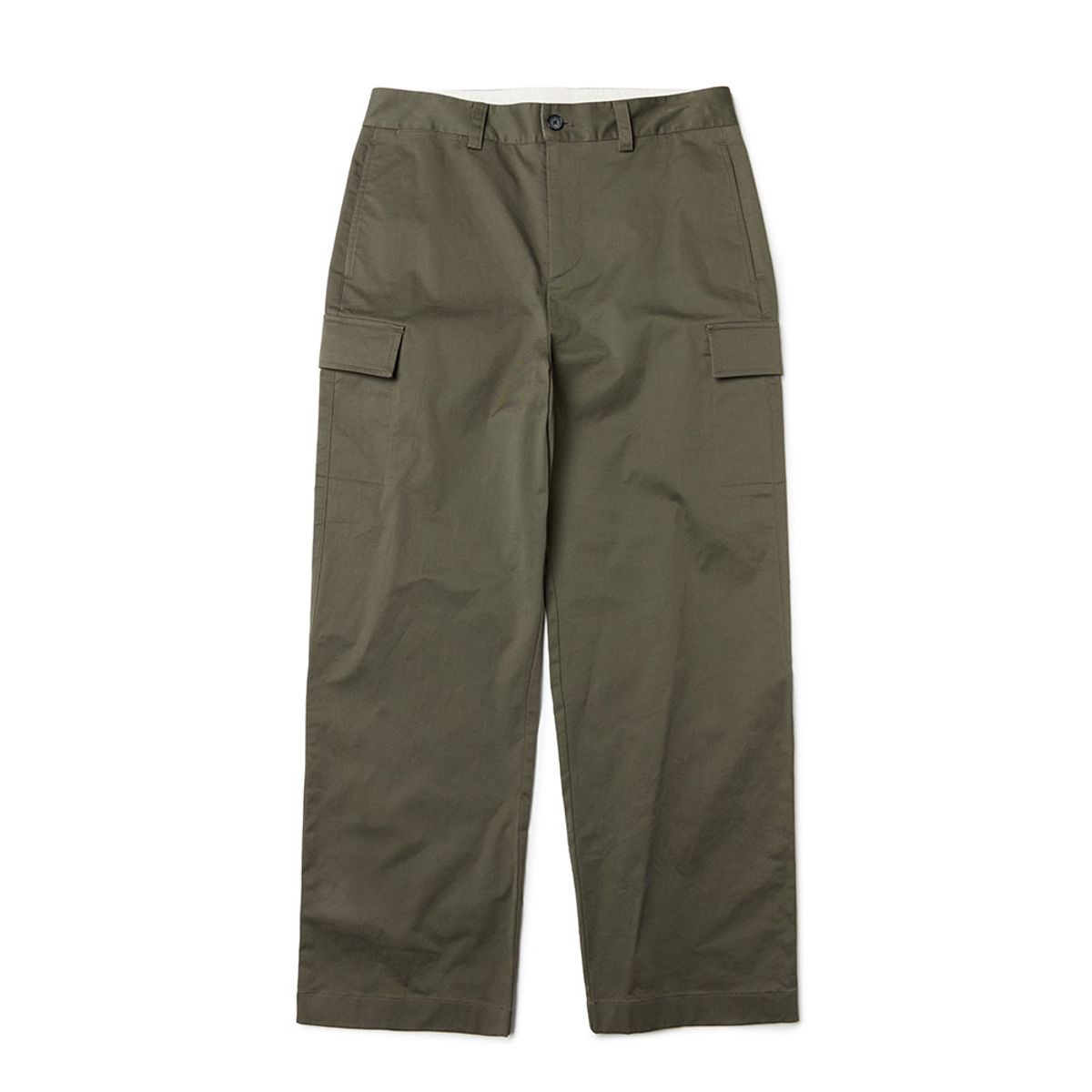 브롬톤 런던(BROMPTON LONDON) COTTON CARGO POCKET DETAIL TROUSERS - KHAKI (P233MPT227)