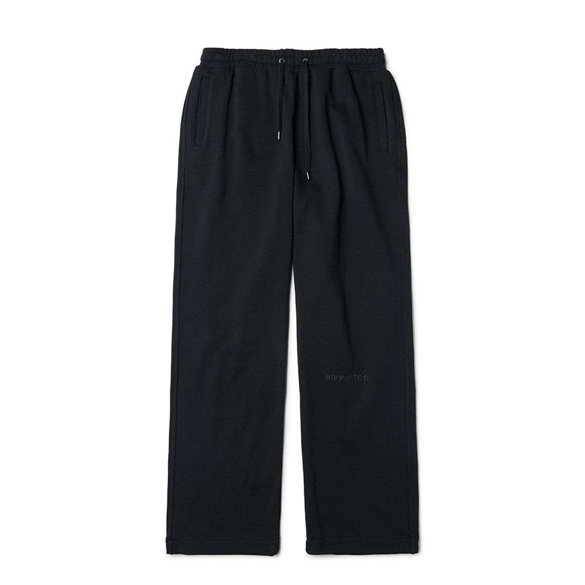브롬톤 런던(BROMPTON LONDON) EMBROIDERED LOGO SWEAT TROUSERS - BLACK (P233UPT232)