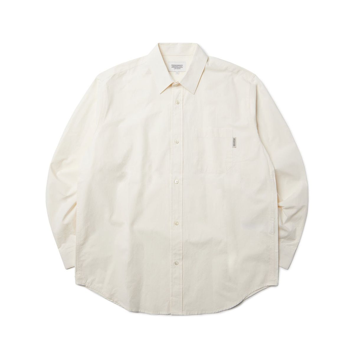 브롬톤 런던(BROMPTON LONDON) BASIC COTTON POCKET SHIRT - WHITE (P233MSH220)