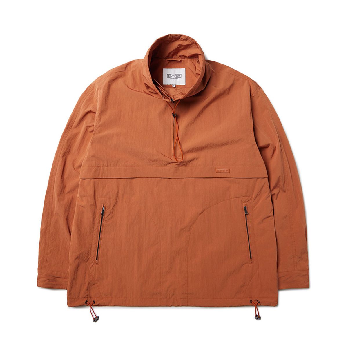브롬톤 런던(BROMPTON LONDON) RIPSTOP HIGH NECK ANORAK - ORANGE (P233MJP221)
