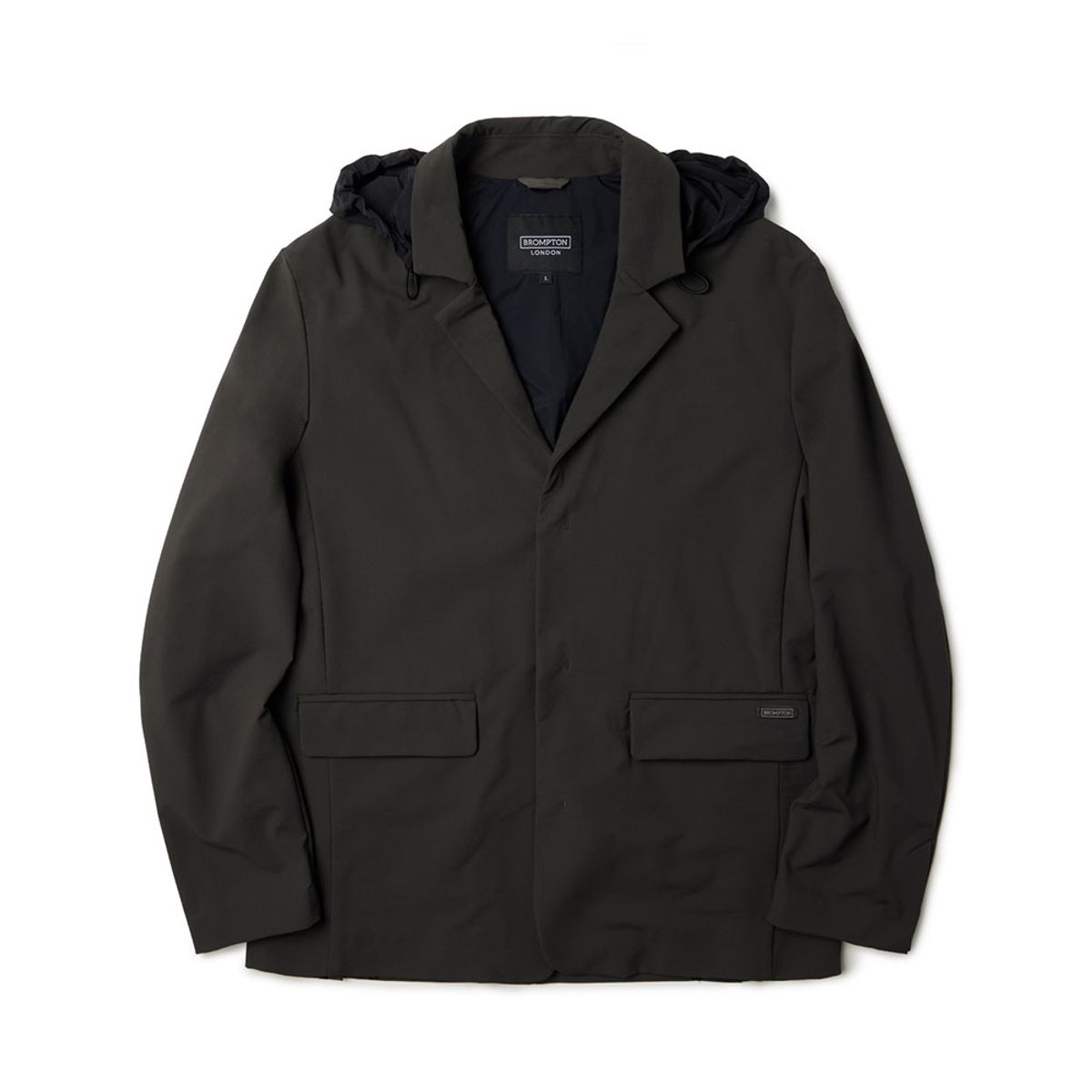 브롬톤 런던(BROMPTON LONDON) HOOD DETACHABLE BIKE BLAZER - BROWN (P233MJK110)