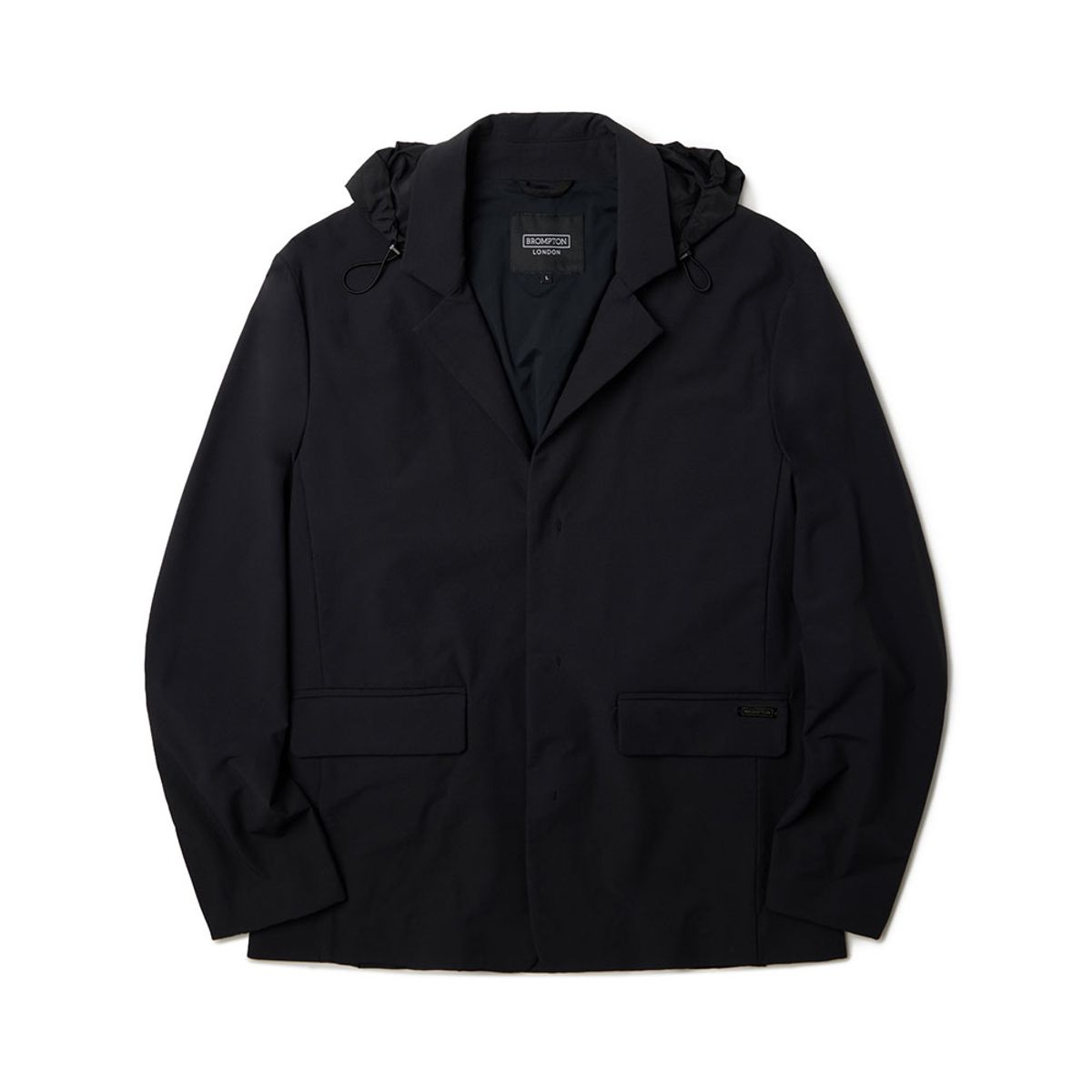 브롬톤 런던(BROMPTON LONDON) HOOD DETACHABLE BIKE BLAZER - BLACK (P233MJK110)