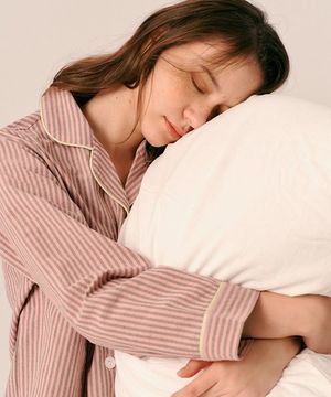 클라시컬 씬 스트라이프 파자마 [여성] 2C