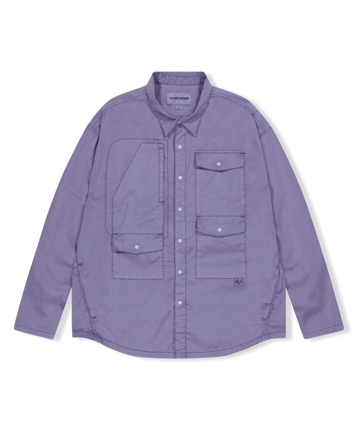 예스아이씨(YESEYESEE) Dyed Explorer Shirt Purple