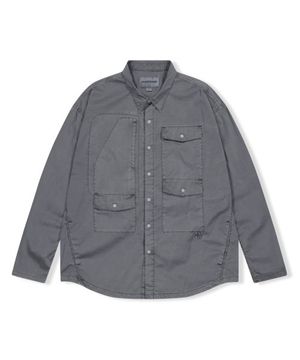 Dyed Explorer Shirt Charcoal