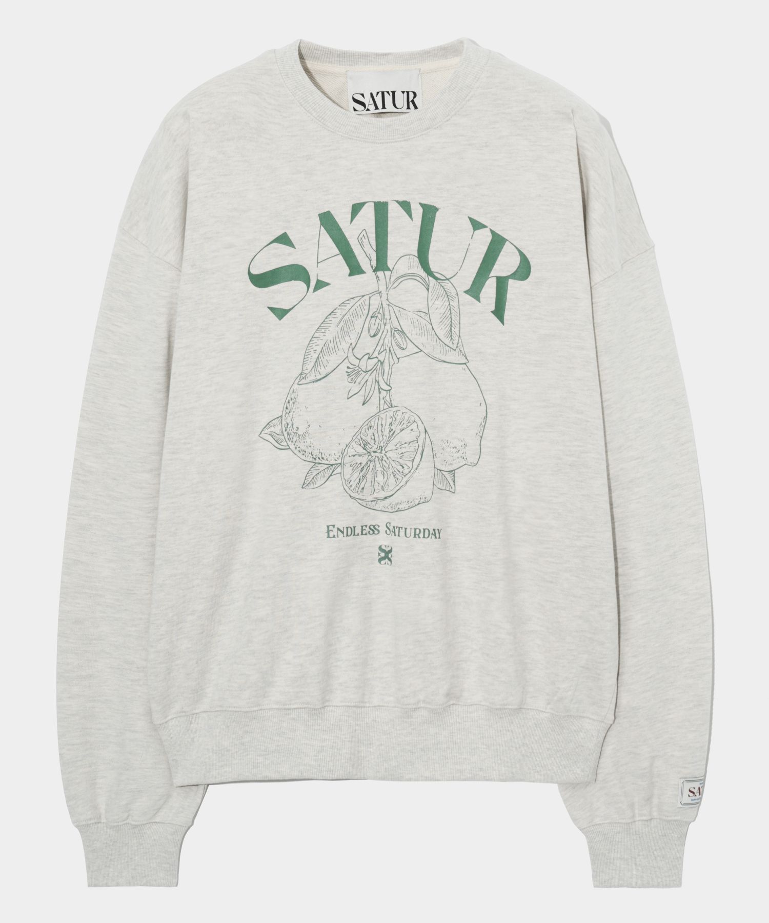 MUSINSA公式 | SATUR Capri Citron Drawing Graphic Sweatshirt
