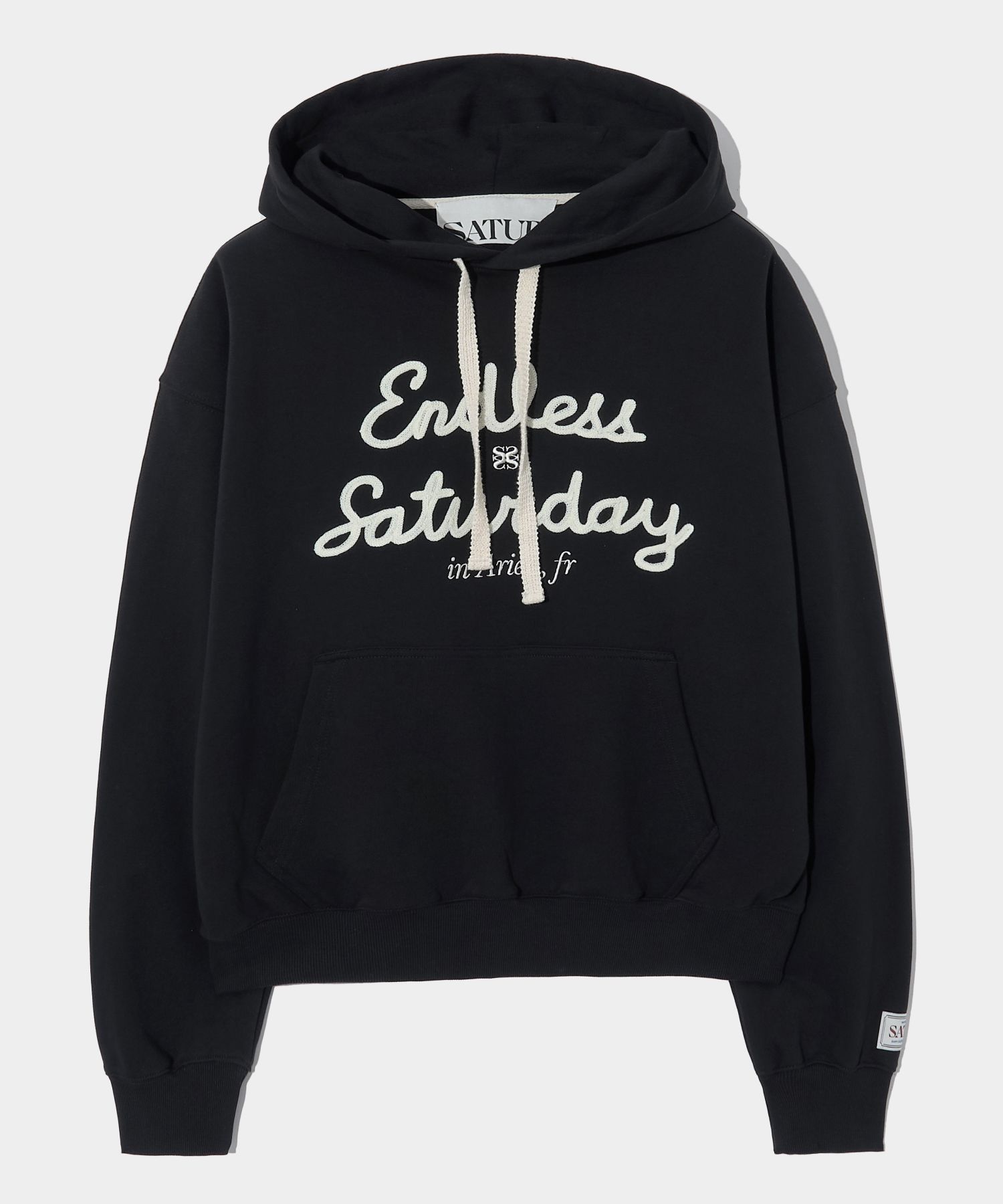 ★送料・関税込★SATUR★Endless Saturday Hoodie★ MUSINSA | SATUR Endless Saturday Hooded Sweatshirt Classic Black