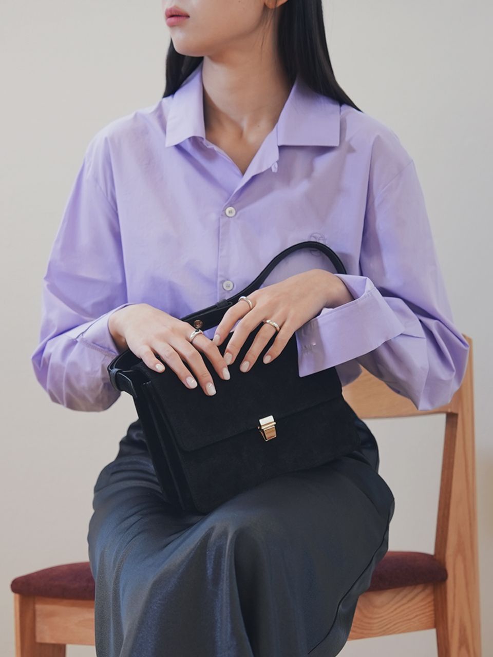 CLASSIC LOGO OPEN COLLAR SHIRT 舐達麻 BUDS