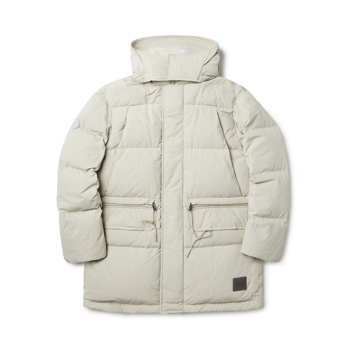 브롬톤 런던(BROMPTON LONDON) GOOSE DOWN DETACHABLE HOOD PUFFER JACKET - CREAM (P234MDW222)