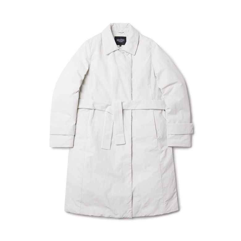 W BELTED DOWN COAT - LGREY (P234WDW150)