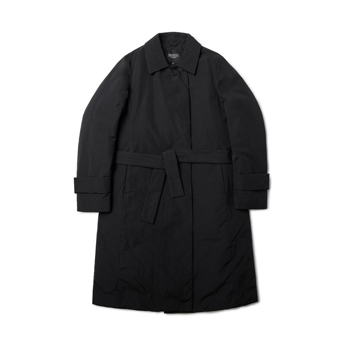 브롬톤 런던(BROMPTON LONDON) W BELTED DOWN COAT - BLACK (P234WDW150)