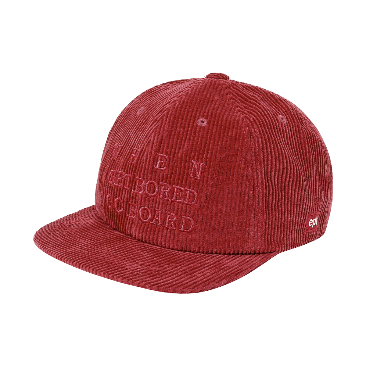 이피티(EPT) CORDUROY BOARD CAP (BURGUNDY)