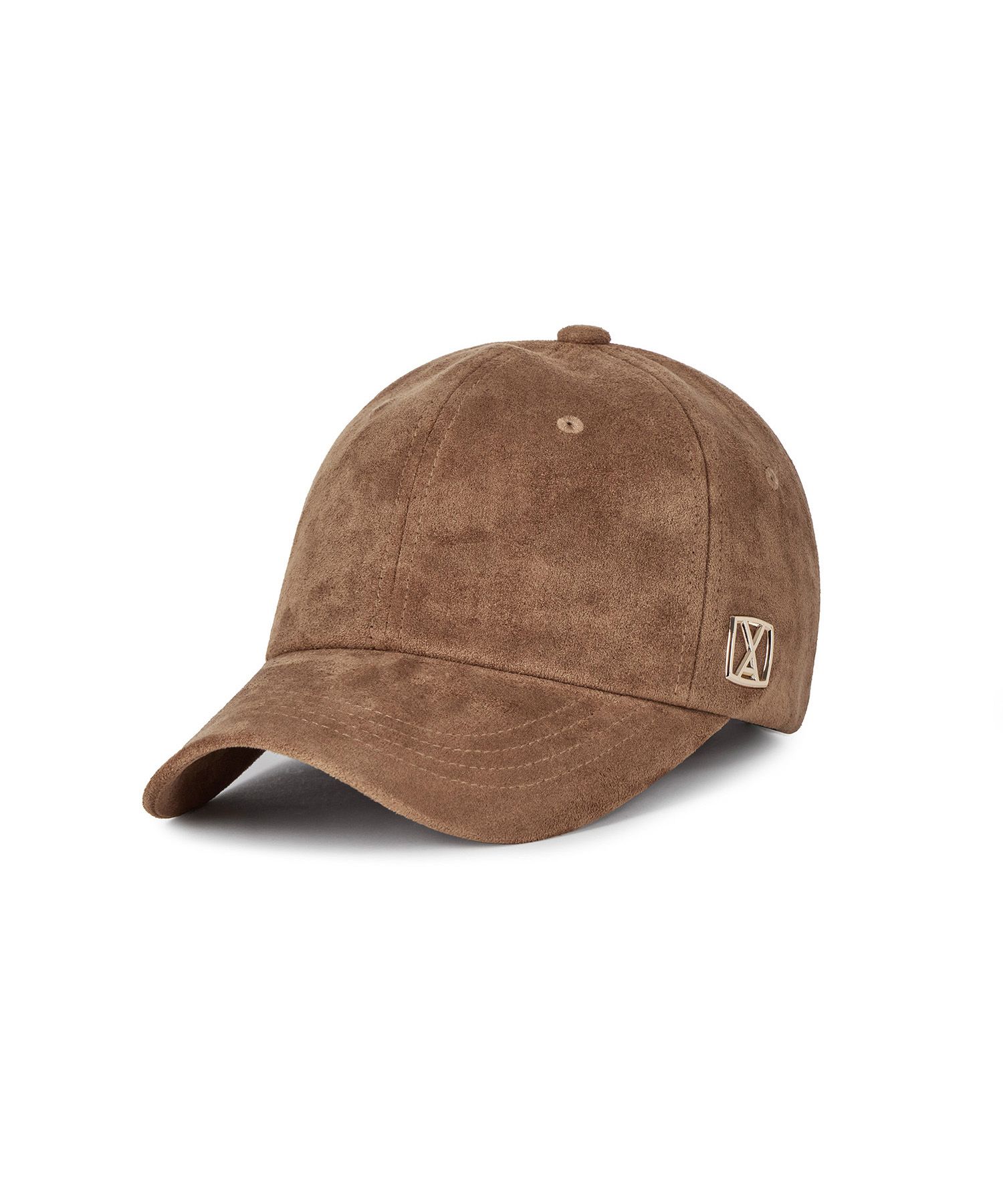 MUSINSA | VARZAR VA square suede ball cap brown