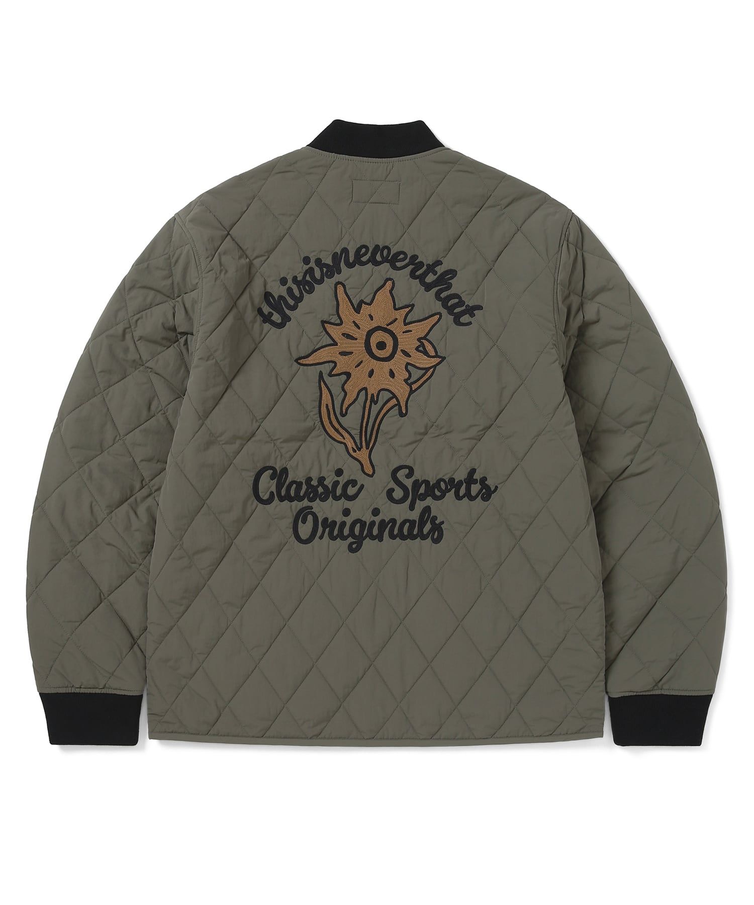 【ディスイズネバーザット】Edelweissキルティングジャケット MUSINSA公式 | thisisneverthat® Edelweiss Quilted Jacket Navy