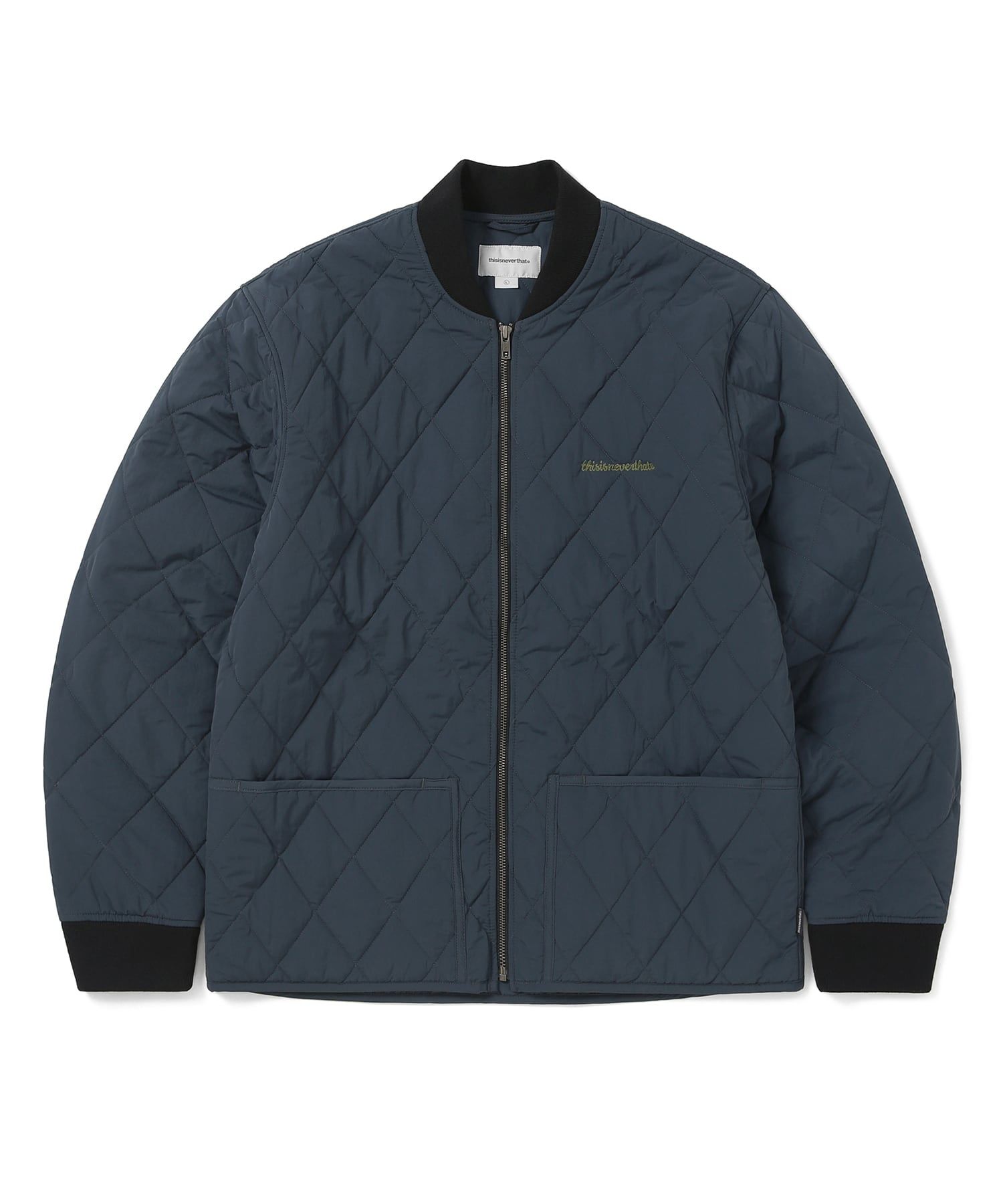 【ディスイズネバーザット】Edelweissキルティングジャケット MUSINSA公式 | thisisneverthat® Edelweiss Quilted Jacket Navy