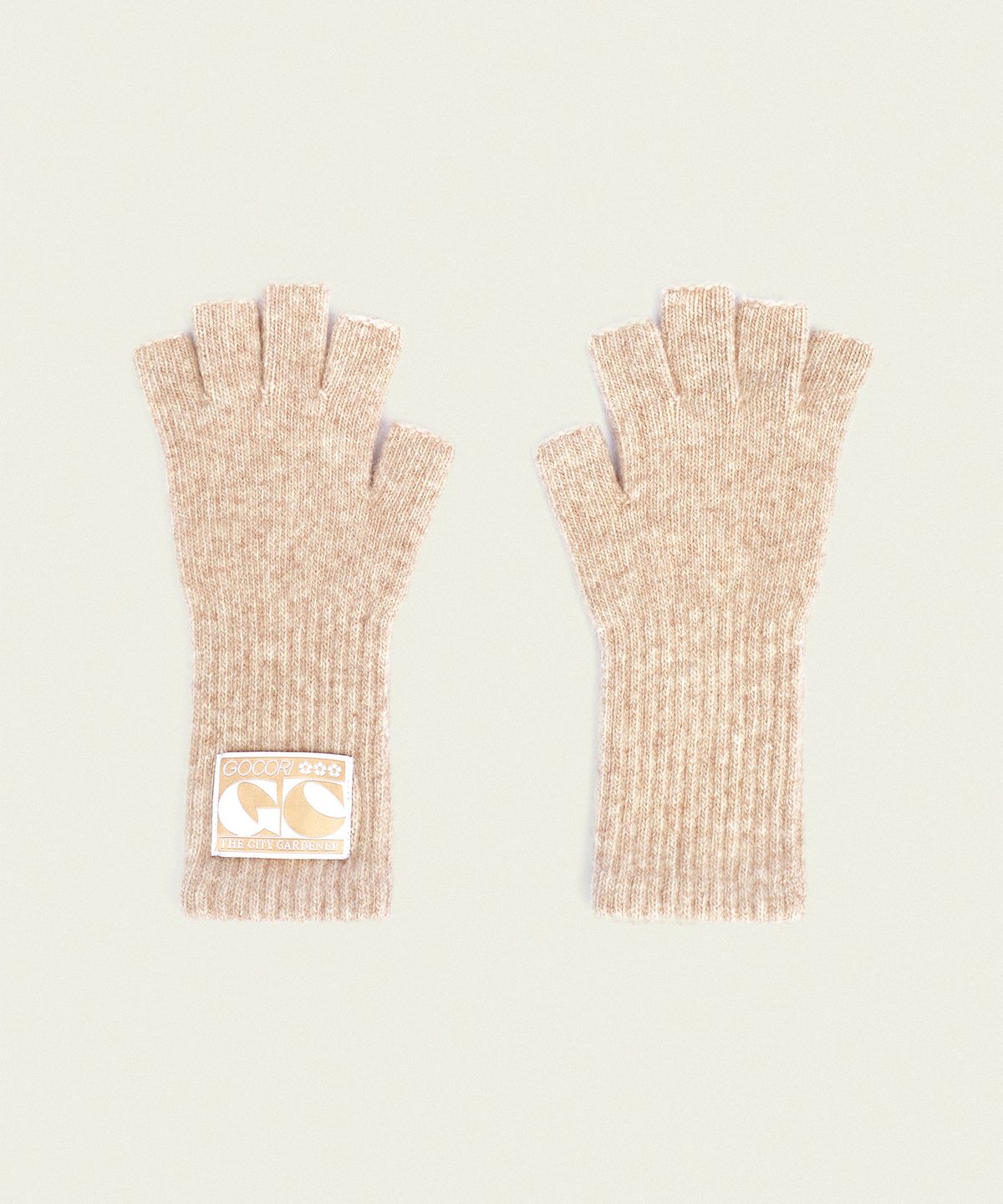 고코리(GOCORI) FINGERLESS LONG GLOVES - BEIGE 핑거리스 롱 장갑