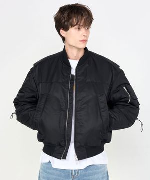 오버핏 스트링 MA-1 보머 자켓