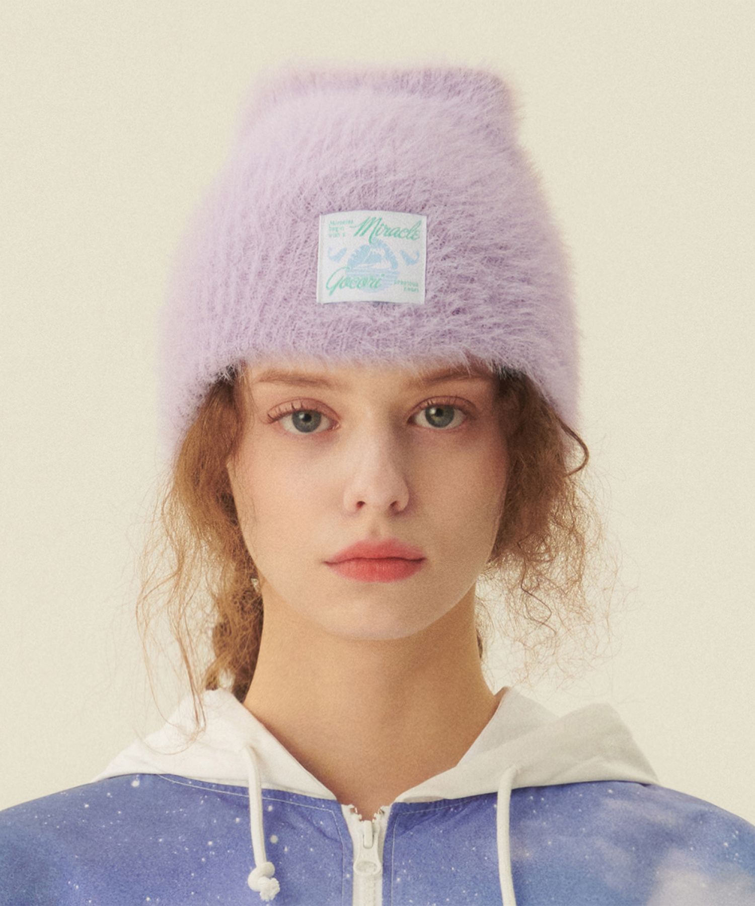 [GOCORI] 韓国☆ANGORA EAR BEANIE MUSINSA | GOCORI ANGORA EAR BEANIE - PURPLE Angora beanie