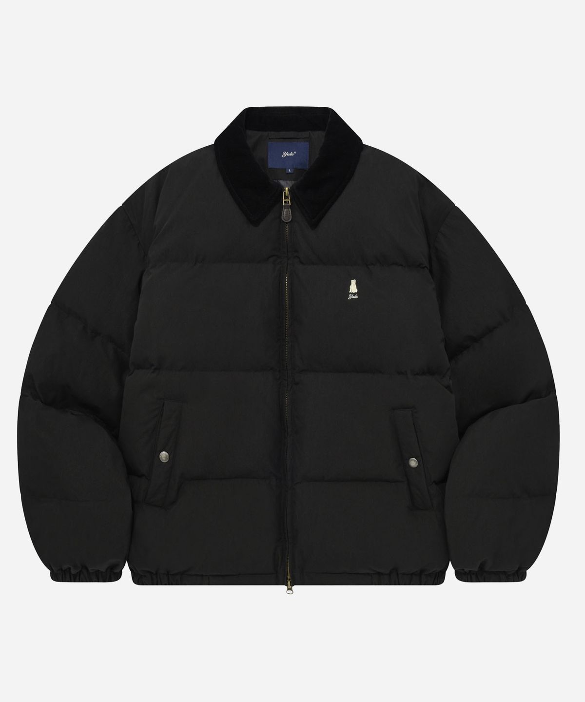 예일(YALE) PRIMALOFT WARM UP+ SHORT PUFFER PADDING BLACK