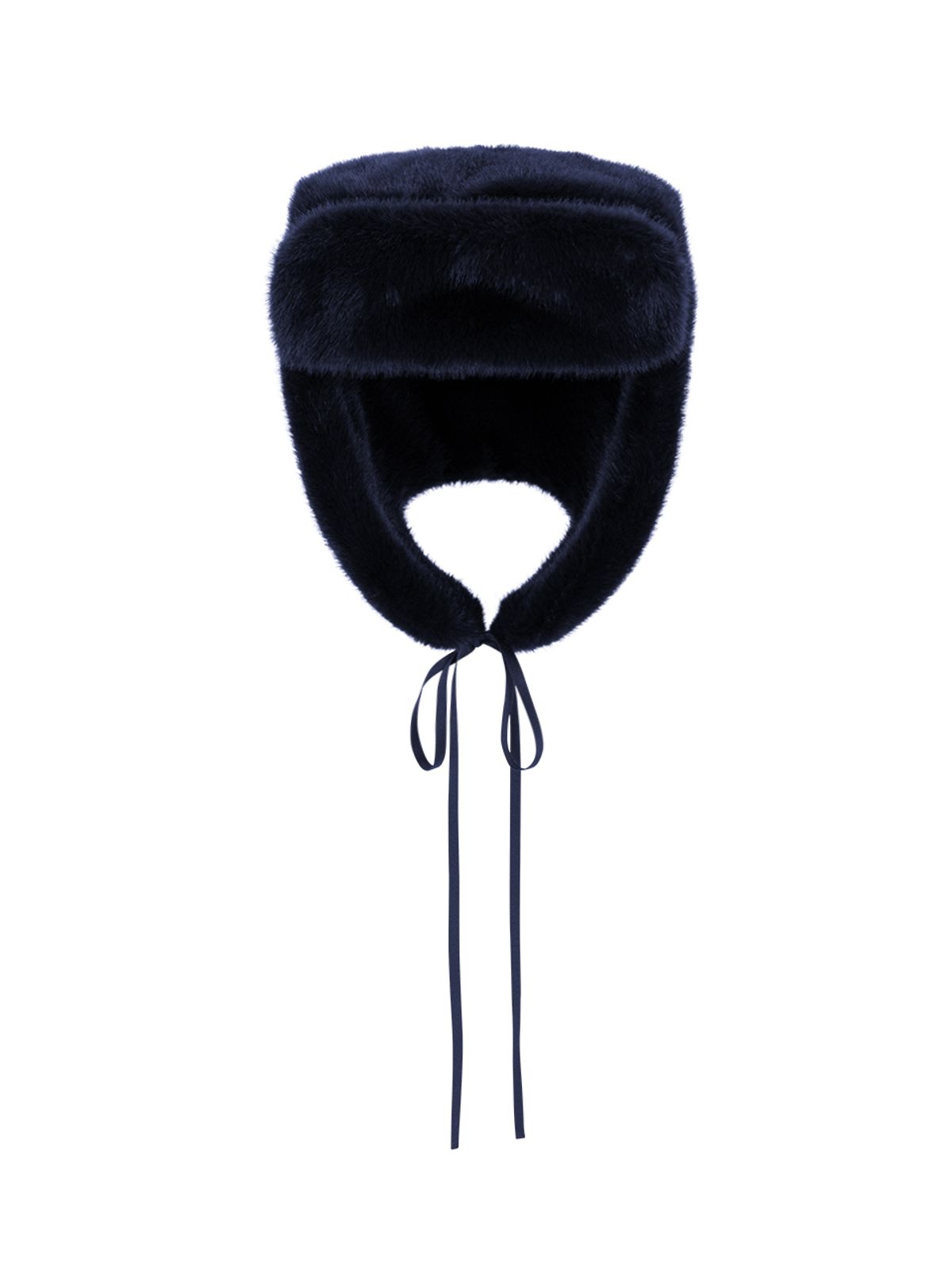 에즈이프 캘리(ASIF CALIE) VEGAN FUR TRAPPER HAT NAVY