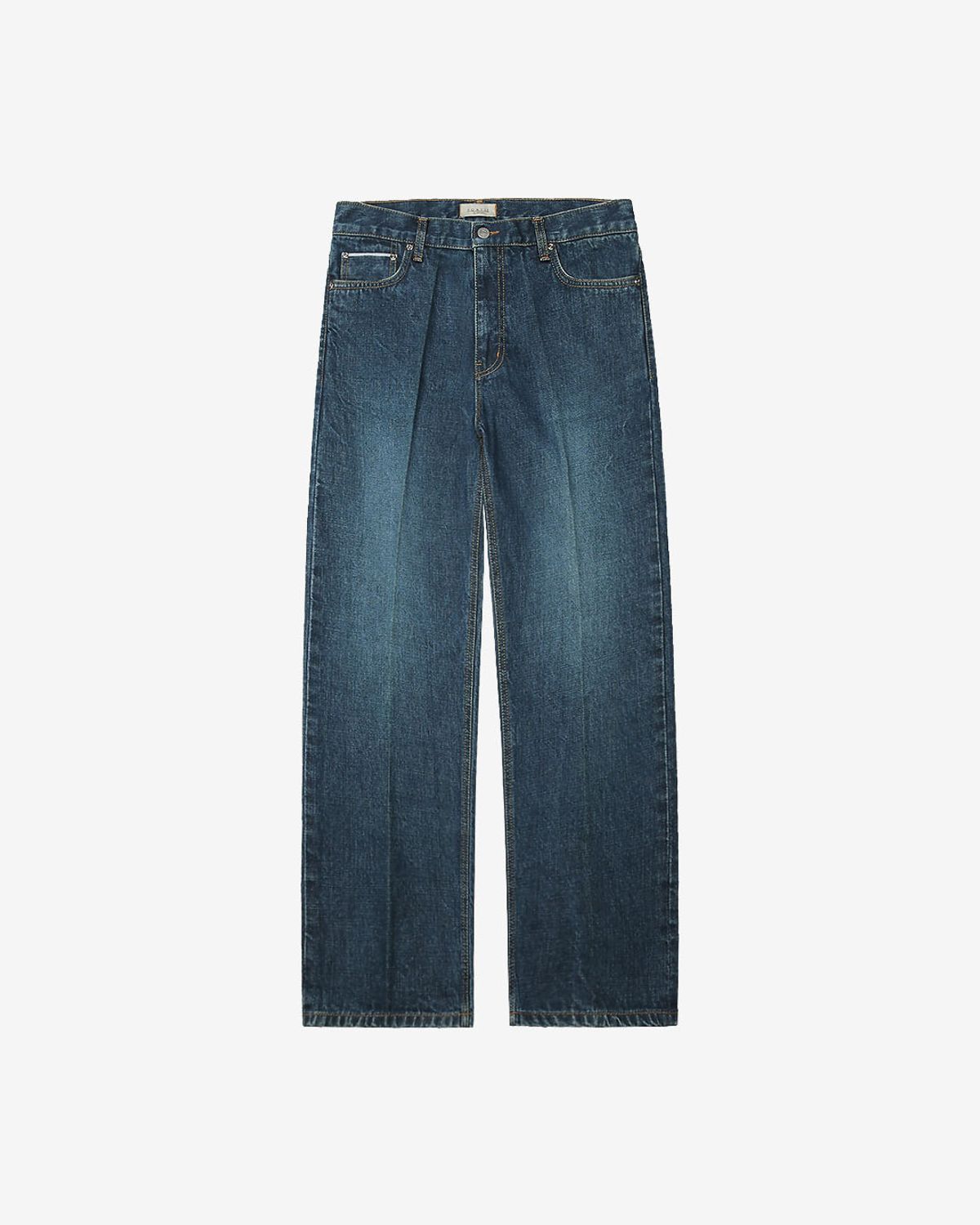 솔티(SORTIE) 520 Selvedge denim Jeans (Green Blue)