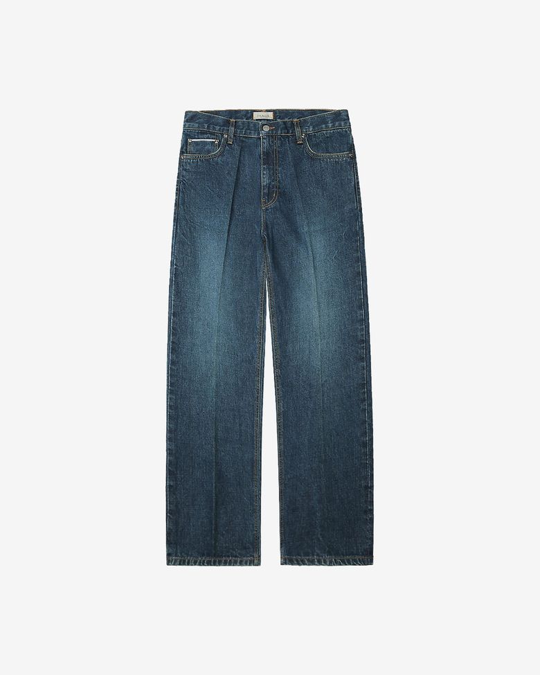 520 Selvedge denim Jeans (Green Blue)