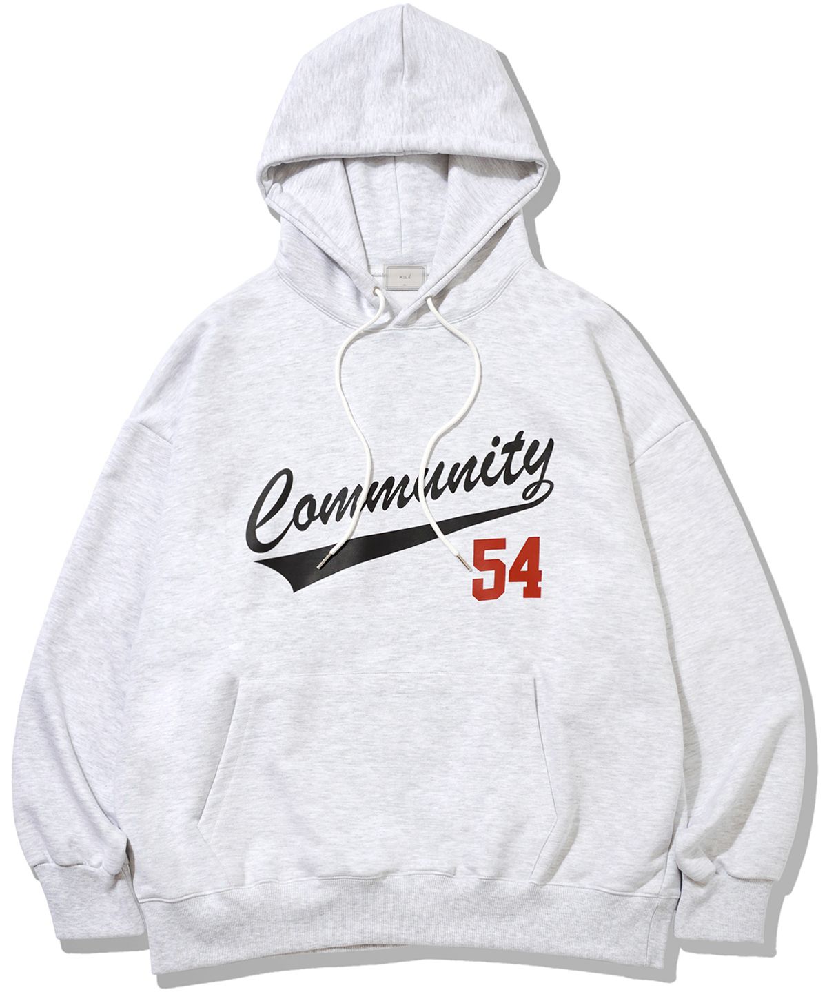 더마일(THEMILE) COMMUNITY 54 SWEAT HOODIE[OATMEAL]