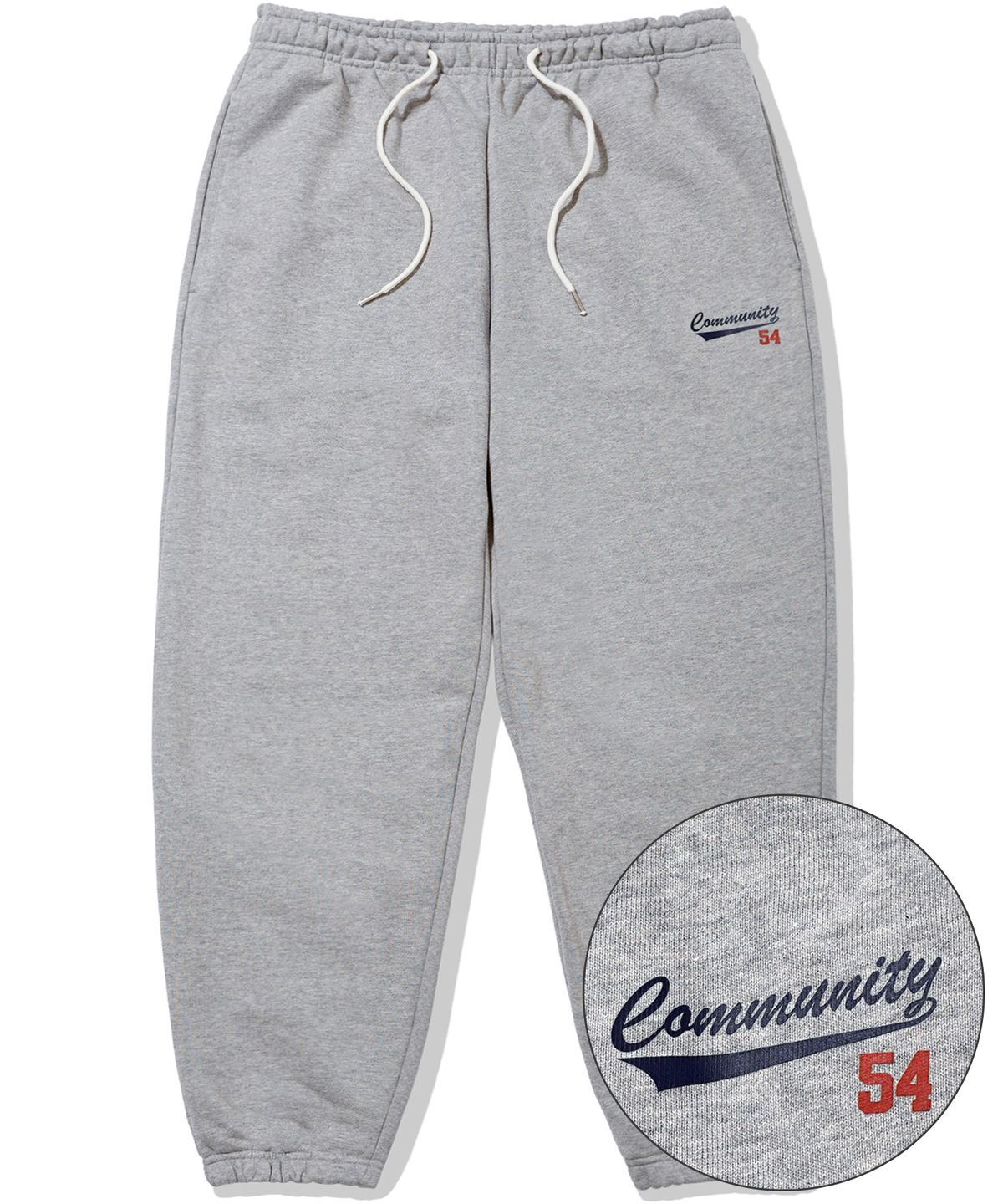 더마일(THEMILE) COMMUNITY 54 SWEAT PANTS[GREY]