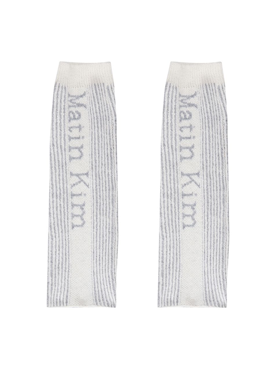 Matin Kim(マーティンキム) ★MATIN STRIPE LEG WARMER MUSINSA | MATIN KIM MATIN STRIPE LEG WARMER IN WHITE